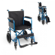 Cadeira de rodas dobrável | Rodas traseiras pequenas | 40 cm | Azul | Marsella | Mobiclinic - Foto 1