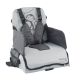 Cadeira alta de viagem com arrumação | Para bebés | Dobrável | Com bolso e pega | Até 15 kg | Cinzento | Monkey | Mobiclinic - Foto 1