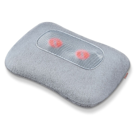 Shiatsu travesseiro de massagem com função de calor, Relaxante Travesseiro Beurer 34x11x23cm