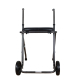 Andarilho dobrável | Com rodas e assento | Altura regulável 75 - 95 cm - Foto 2