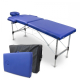 Marquesa de massagens portátil | Dobrável | Apoia cabeças | Portátil | Alumínio | 186x60 cm | Azul | CA-01 Light | Mobiclinic - Foto 1