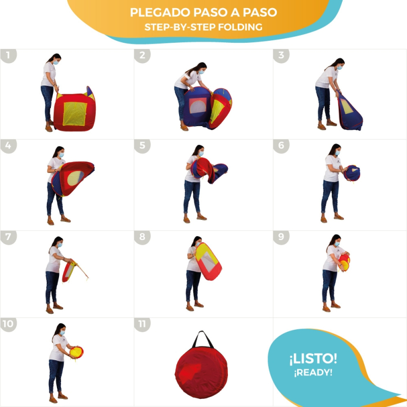 OUTLET, Tenda infantil para jogos, Dobrável, Inclui bolas, Aventuras