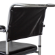 Cadeira sanitária com rodas | Apoios de braços dobráveis | Apoios de pés removíveis | Cinzento | Ancla | Mobiclinic - Foto 3