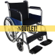 OUTLET | Cadeira de rodas dobrável | Rodas grandes | Ortopédica | Leve | Preto | Alcazar | Mobiclinic - Foto 1