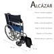 OUTLET | Cadeira de rodas dobrável | Rodas grandes | Ortopédica | Leve | Preto | Alcazar | Mobiclinic - Foto 6