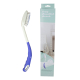 Escova pega curta para cabelo | Anti-deslizante | Azul e branca - Foto 2