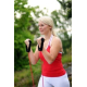 Tubo de resistência elástica com pegas para fitness e reabilitação, diferentes tipos de resistência (1 unidade) - Foto 4