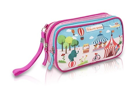 Bolsa isotérmica dia's, estampado infantil, cor de rosa, elite bags