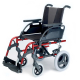 Cadeira de rodas dobrável Breezy Style (antiga 300) em alumínio na cor vermelho com roda de 12" - Foto 2