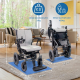 Cadeira de rodas elétrica | Dobrável | Alumínio | Joystick universal | Modo duplo | Autonomia de 20 km | Peso máx. 100kg - Foto 2