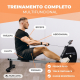 Máquina de remo | Dobrável | Volante 6 kg | 8 níveis de resistência | Máx. 120 kg | Preto | RowFit | Mobiclinic - Foto 3