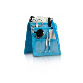 Organizador de alguibeira para enfermeira | Para jaleco ou pijama | Azul | Elite Bags