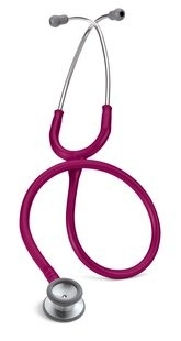 Fonendoscópio pediátrico, framboesa, aço inoxidável, classic ii, littmann