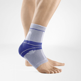 Bauerfeind Bandagem de tornozelo elástica | Estabilizador | Almofadas | Titã| Vários tamanhos | MalleoTrain