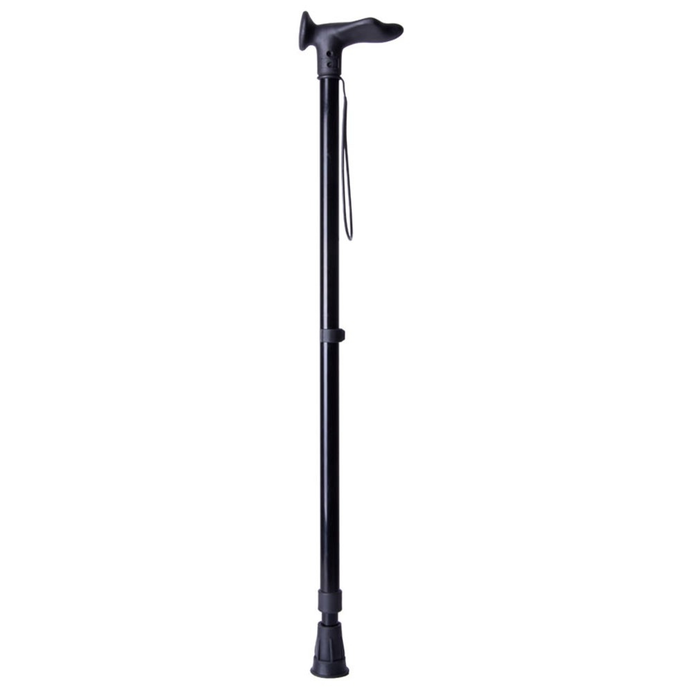 Cana anatômica, bengala, ajustável, extensível, laca preta, bar, forta (Forta)
