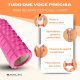 Rolo de massagem | Borracha de espuma | 14 x 33 cm | Versátil | Leve | Previne lesões | Laranja | FitRoller | Mobiclinic - Foto 25