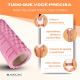 Rolo de massagem | Borracha de espuma | 14 x 33 cm | Versátil | Leve | Previne lesões | Laranja | FitRoller | Mobiclinic - Foto 26