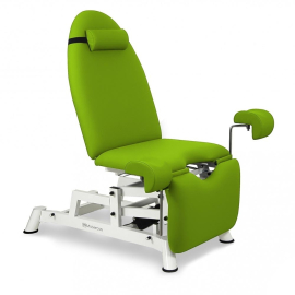 Cadeira ginecológica com 1 secção | 1 motor | (85+52+42+42)x62 cm | Altura regulável | SE-1130-G