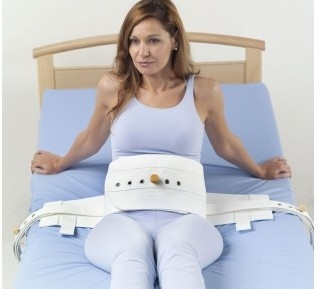 Lona com fecho magnético para cinto de cama, dispositivo de fixação de cama, cor branca