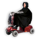 Impermeável para scooter e cadeira de rodas | Design estilo poncho com capuz ajustável e viseira | Adaptável - Foto 1