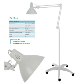 Luminária de reconhecimento LED Plus Plus com base rodável