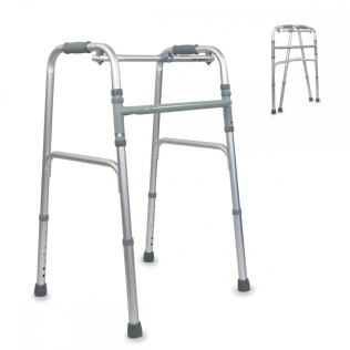 Andarilho para adulto | Sem rodas | Regulável em altura | Alumínio | Columna | Mobiclinic