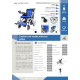 Cadeira de rodas elétrica dobrável | Alumínio | Auton. 20 km | 24V | Azul e preta | Lyra | Mobiclinic - Foto 9