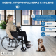 Cadeira de rodas | Dobrável | Leve | Ortopédica | Aço | Catedral | Mobiclinic - Foto 5