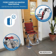 Cadeira de rodas alumínio | Dobrável | Rodas pequenas | Travões de alavanca | Quadros escoceses | Neptuno | Mobiclinic - Foto 7