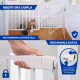 Barreira escada | Segurança | Crianças | Animais |Fechamento automático | Abertura dupla | Ajustável 75-82cm| Raily| Mobiclinic - Foto 5