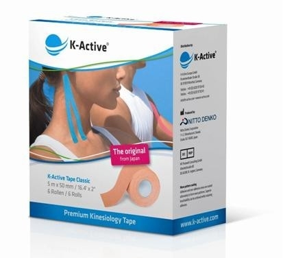 Kinesiotape atadura k-ativa 5 cm x 5 m 6 rolos