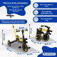 Triciclo 5 em 1 | Evolutivo | Guiador com assento ajustável | Máx. 25kg | Leve | 1.5 a 5 anos | Amarelo | Chase | Mobiclinic - Foto 1