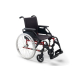 Cadeira de rodas dobrável Breezy Premium (antiga 250) em vermelho com roda de 24 - Foto 1