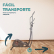 Bicicleta elíptica | 8 resistências | Tela LCD | Guiador ergonômico | Antiderrapante | Até 100 kg | ATLAS | Mobiclinic - Foto 7