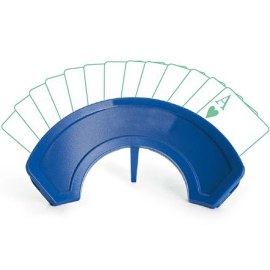 Suporte para cartas | Curvo | 2 unidades | Azul