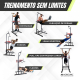 Barra fixa para flexões | Treino completo | Encosto ajustável | Acolchoado | Aço | Máx. 100 kg | MultiFit | Mobiclinic - Foto 2