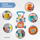 Andador de bebê | Brinquedos removíveis | Luzes e música | Ajuste de velocidade | +6 meses | Master | Multicolor | Mobiclinic - Foto 4