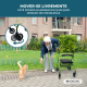 Andarilho dobrável | Assento e encosto | Alumínio | Cesta | Para idosos | Verde | Prado | Mobiclinic - Foto 6
