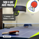 Mesa de Ping Pong | Dobrável | Design Profissional | Rodas 360º | Rede, pás e bolas | Tokyo | Azul | Mobiclinic - Foto 3