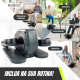 Mini treinador elíptico | 10 velocidades | Visor LCD | Pedais antiderrapantes | Cinzento | Veleta | Mobiclinic - Foto 6