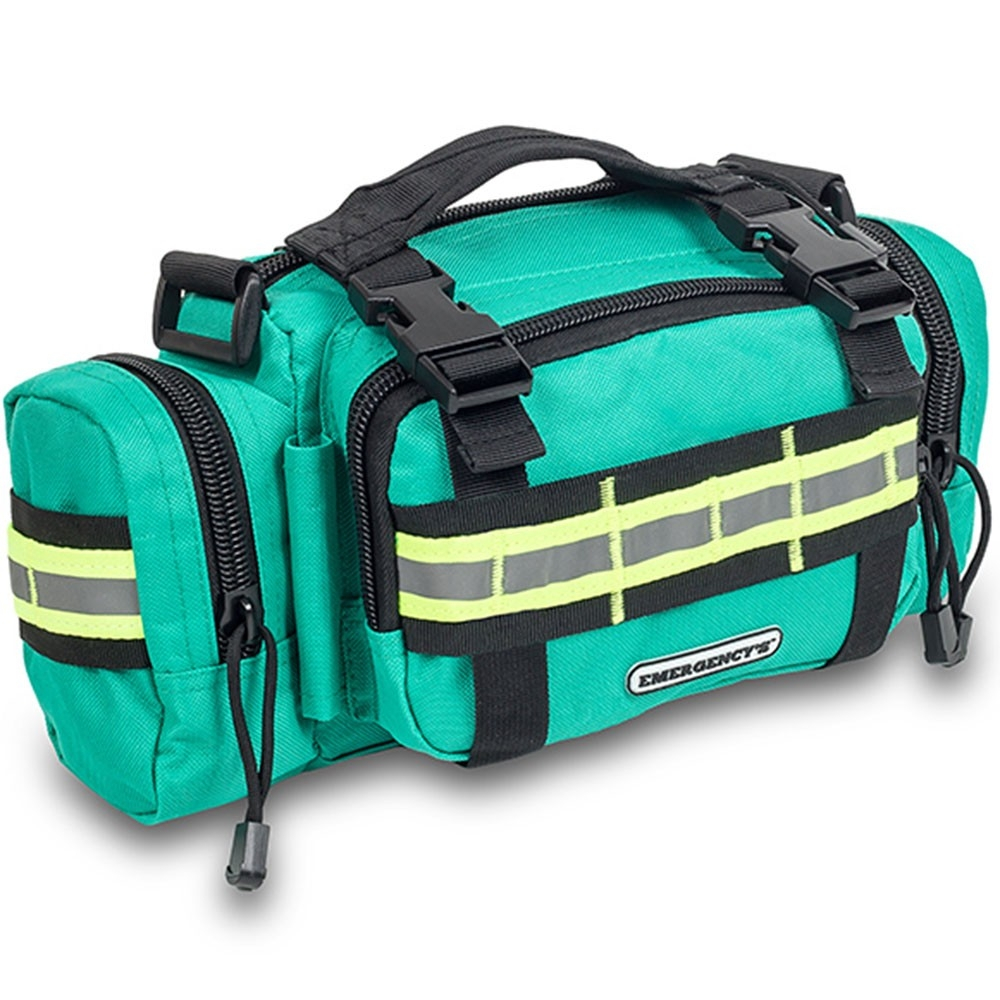 Mala de resgate, primeiros socorros, verde, ems, elite bags