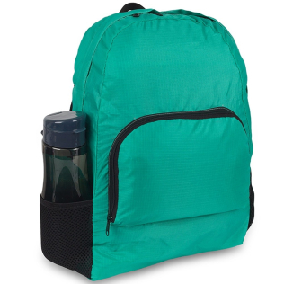 Mochila dobrável com ripstop | Ultraleve | Capacidade média | Com cobertura | Verde | EMS | Elite Bags