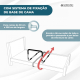 Grade de cama | Alça de apoio | Ajustável | Cinto de contenção | Fácil instalação | Extensível | Diana | Mobiclinic - Foto 4