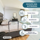 Grade de cama | Alça de apoio | Ajustável | Cinto de contenção | Fácil instalação | Extensível | Diana | Mobiclinic - Foto 6