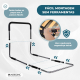 Grade de cama | Alça de apoio | Ajustável | Cinto de contenção | Fácil instalação | Extensível | Diana | Mobiclinic - Foto 7