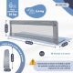 Barreira de cama | Dobrável | Transportável | Fixação dupla | 150cm | Segura | Máx. 25kg | Sonhador | Mobiclinic - Foto 2