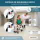 Cadeira de rodas alumínio | Dobrável | Rodas pequenas | Travões de alavanca | Preto | Neptuno | Mobiclinic - Foto 6