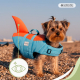 Colete salva-vidas para cães | Arnês ajustável | Guia com anel | Alça | Leve | Barbatana decorativa | Sharky | M | Mobiclinic - Foto 4
