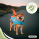 Colete salva-vidas para cães | Arnês ajustável | Guia com anel | Alça | Leve | Barbatana decorativa | Sharky | XL | Mobiclinic - Foto 5