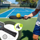 Conjunto de Pickleball | 2 Raquetes de Fibra de Vidro | 4 Bolas | Bolsa de Transporte | Punho Antiderrapante| Mobiclinic - Foto 4